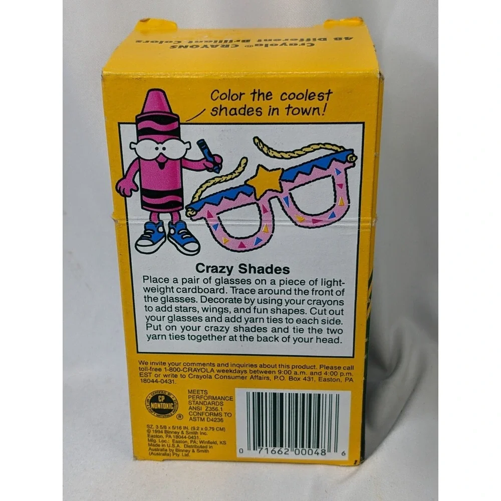 Crayola Crayon Lot Vintage 48 64‎ Set 1988 1994